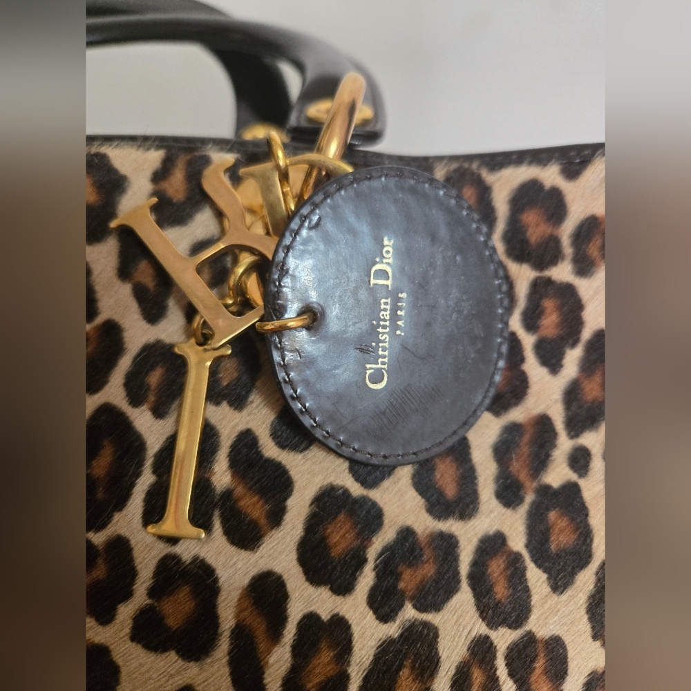 Authentic Christian Dior Lady Bag Cheetah ๐ Print - Picture 5 of 17